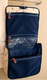 Personalized Navy Anchors Hanging Travel Kit Image 2 of 2
